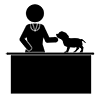 動物看護師｜病院｜ペット｜犬 - ビジネス｜クリップアート｜フリー素材