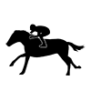 騎手｜競馬｜馬｜調教 - ビジネス｜クリップアート｜フリー素材