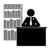 行政書士｜国家資格者｜行政書士法｜隣接法律専門職 - ビジネス｜クリップアート｜フリー素材