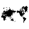 世界地図 - ビジネス｜クリップアート｜フリー素材
