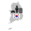 韓国の会社 - ビジネス｜クリップアート｜フリー素材