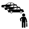 営業｜車｜出向く - ビジネス｜クリップアート｜フリー素材