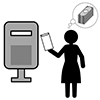 郵送 / 申請 / 給付金 - ビジネス｜クリップアート｜フリー素材